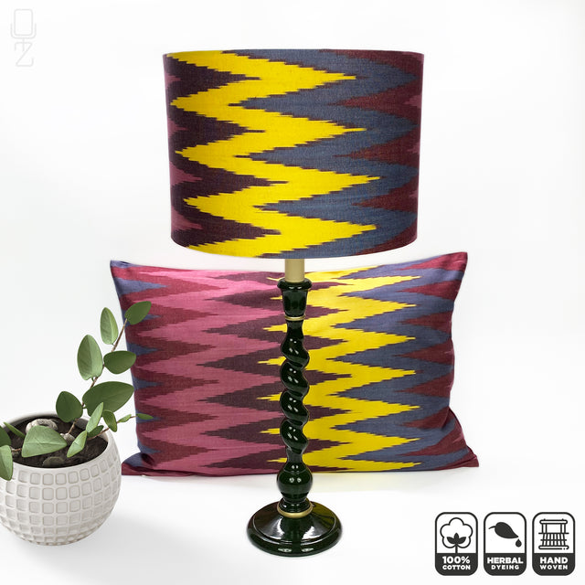 Ikat Lampshades