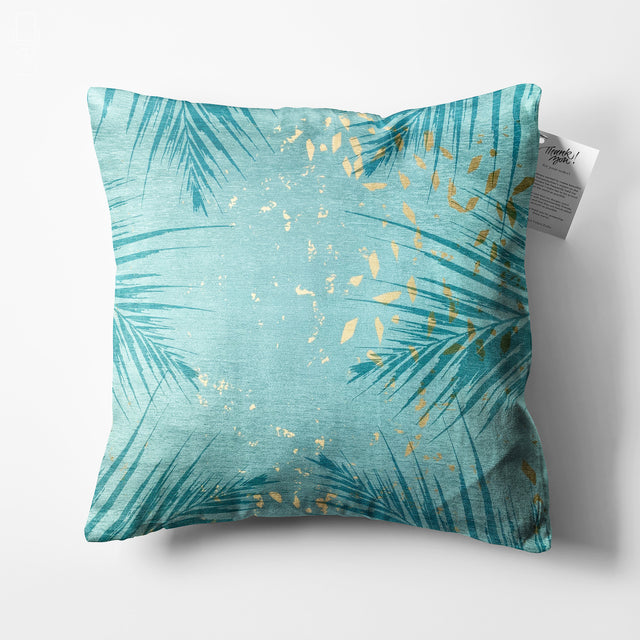 Tropical Themes on the Green Cushion Cover