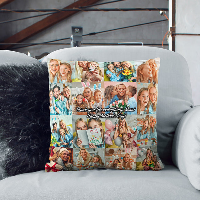 Personalised Mother’s Day Gift: Soft Touch Custom Cushion Cover