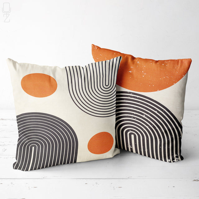 Abstract Set of 2 Decorative Cushion Covers