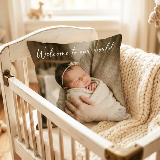 Personalised Cushion Cover from Soft Velvet Fabric