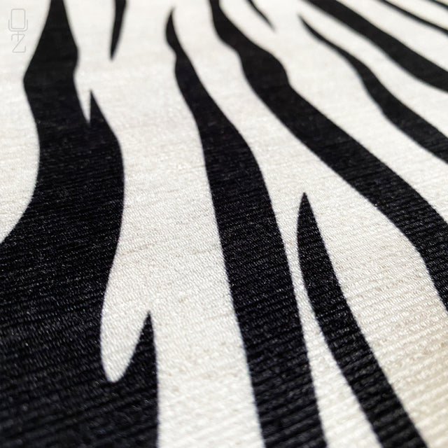 Zebra Pattern Black & White Pillow Cover