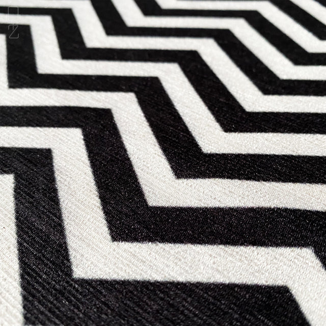Black & White Zig Zag Cushion Cover
