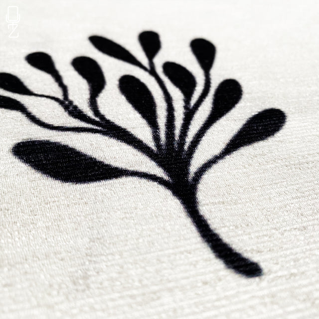 Black & White Floral Pattern Cushion Covers