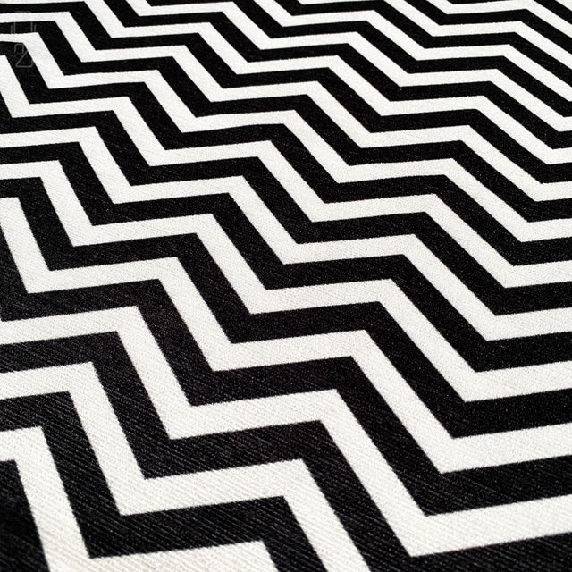 Black & White Zig Zag Cushion Cover