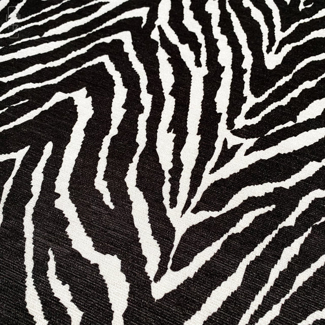 Cushion Cover with Black & White Zebra Pattern
