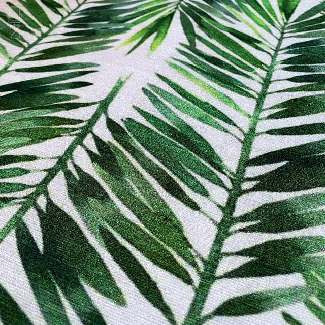 Tropical Eucalyptus Green Leaves Cushion Cover