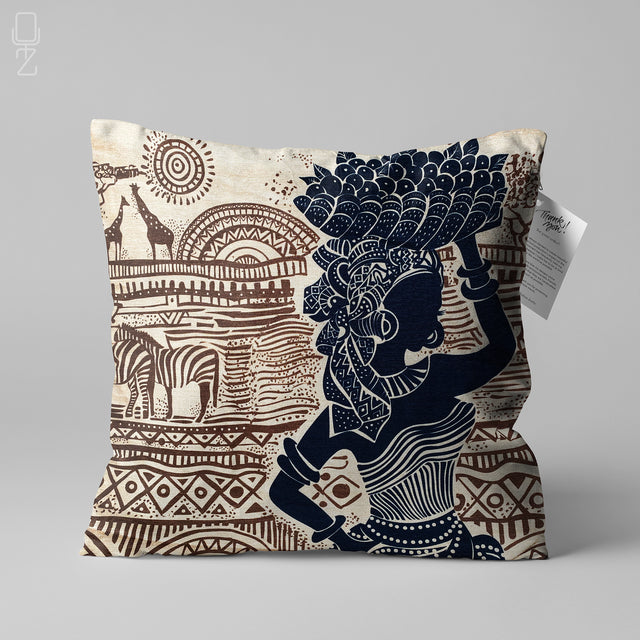 Ethnic African Patterns Cushion Cover