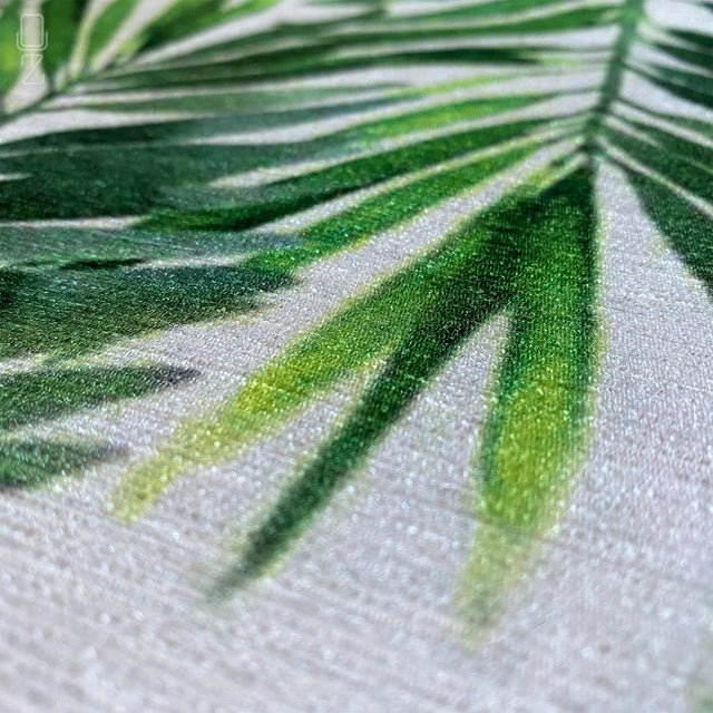 Tropical Eucalyptus Green Leaves Cushion Cover