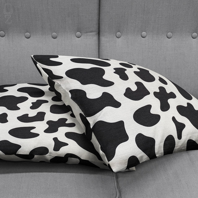 Cushion Cover with Black Dalmatia Pattern