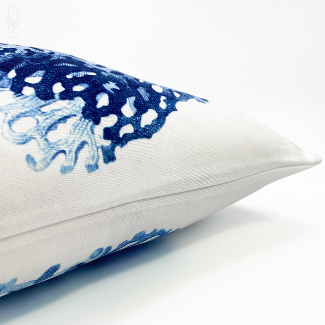 Blue Coral Reef Theme Decorative Cushion Cover