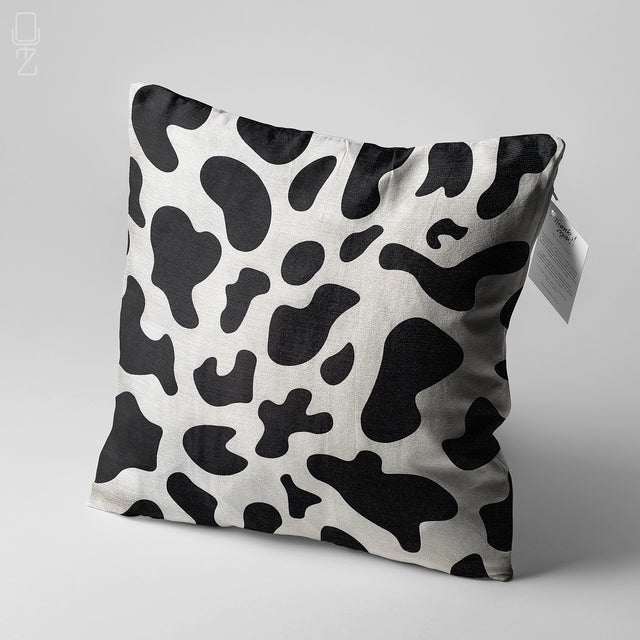 Cushion Cover with Black Dalmatia Pattern