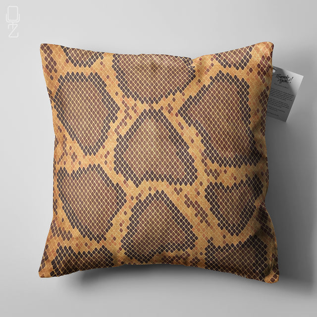 Snake Skin Pattern Cushion Cover