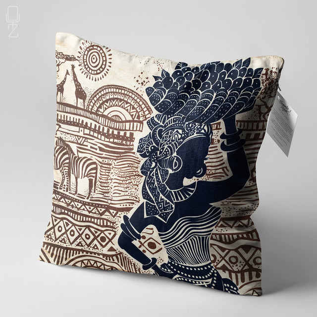Ethnic African Patterns Cushion Cover