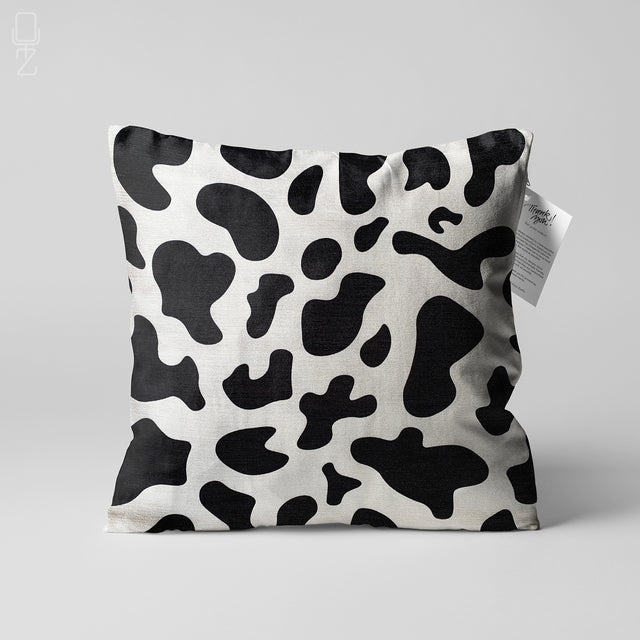 Cushion Cover with Black Dalmatia Pattern