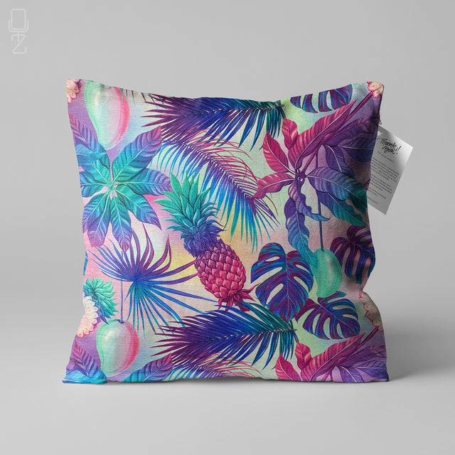 Mango and Pineapple Theme Cushion Cover