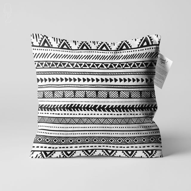Black & White Cushion Cover from Ethnic Patterns