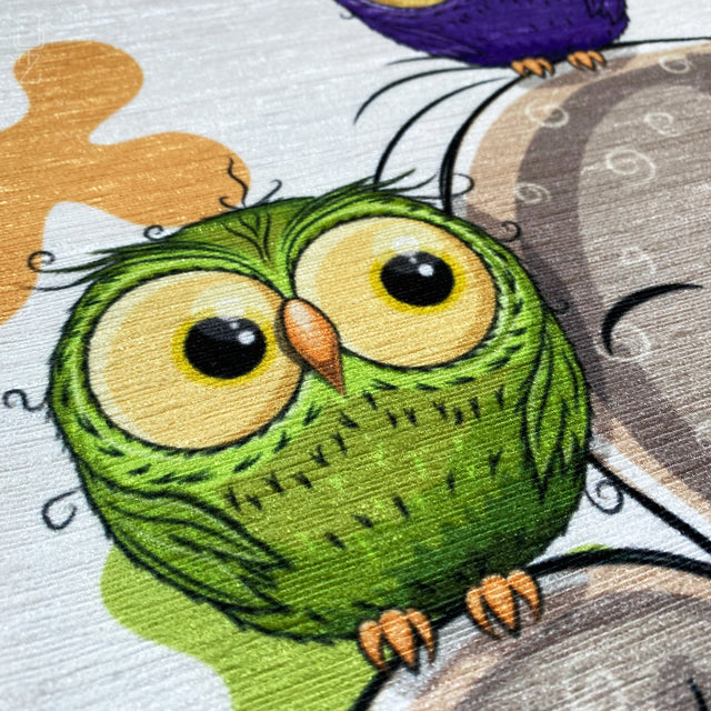 Little Owls & Elephant Cushion Cover