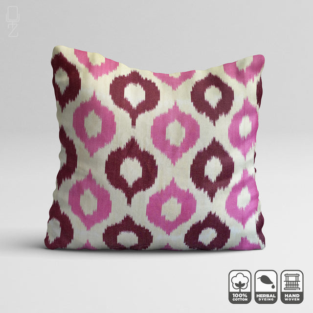Pink Drop Pattern Cushion Cover 50x50 cm