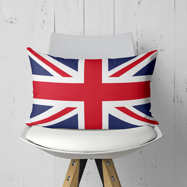 Union Jack Flag Pillow Cover with Rectangle Multi Sizes