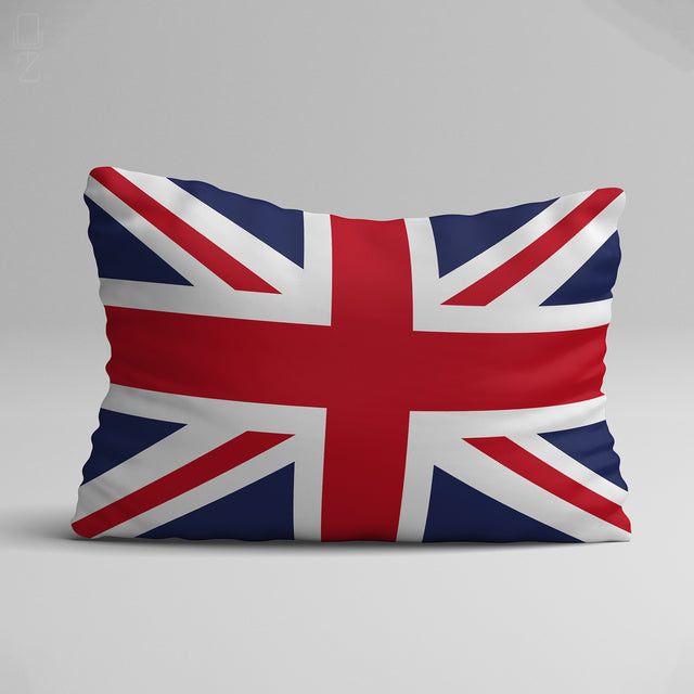 Union Jack Flag Pillow Cover with Rectangle Multi Sizes
