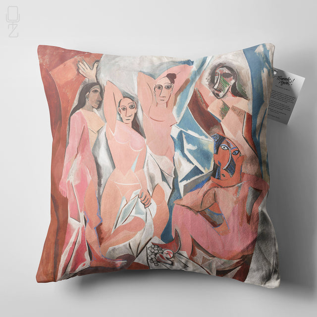 Picasso 'Les Demoiselles d'Avignon' Velvet Cushion
