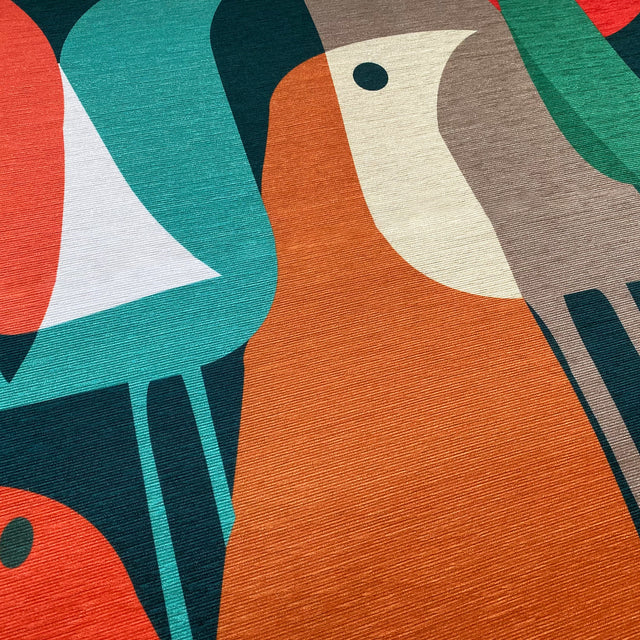 Abstract Birds Themed Pillow Covers