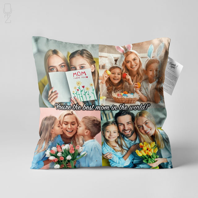 Personalised Mother’s Day Gift: Soft Touch Custom Cushion Cover