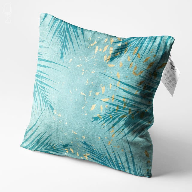 Tropical Themes on the Green Cushion Cover