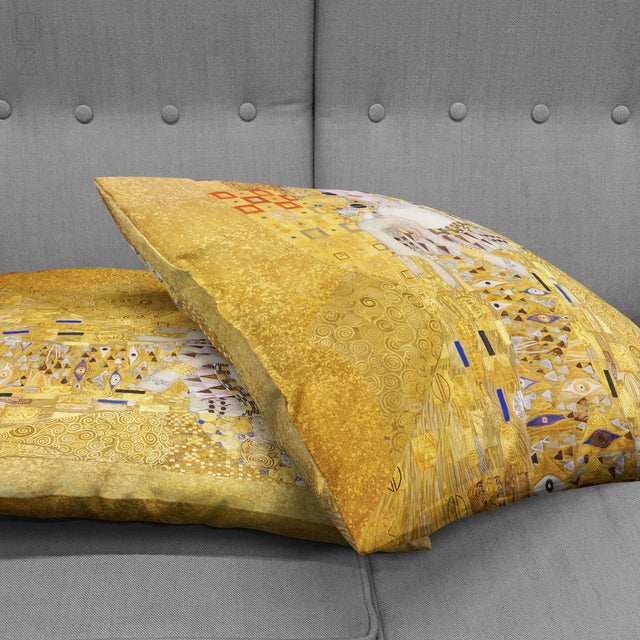 Klimt Adele Bloch-Bauer Cushion Cover - The Woman in Gold Luxury Art Pillow