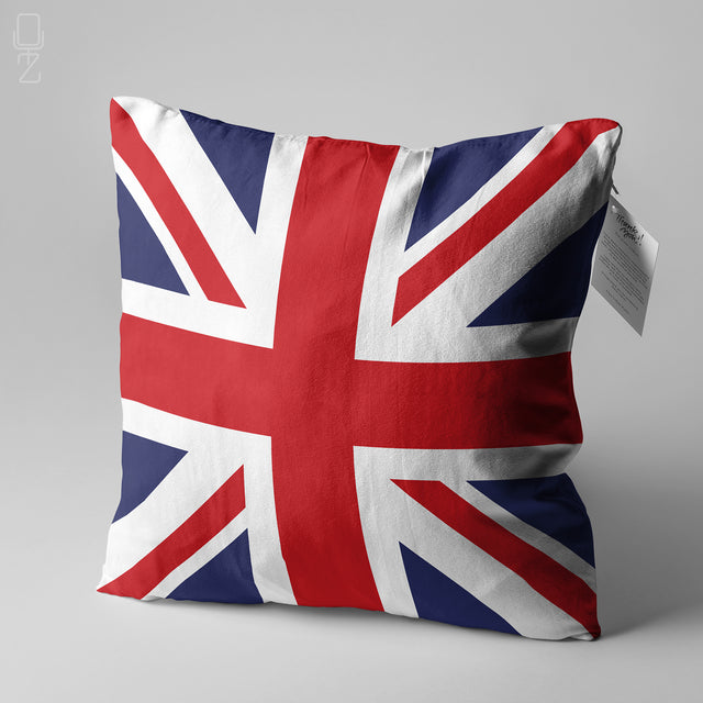 Union Jack Flag Pillow Cover with Rectangle Multi Sizes