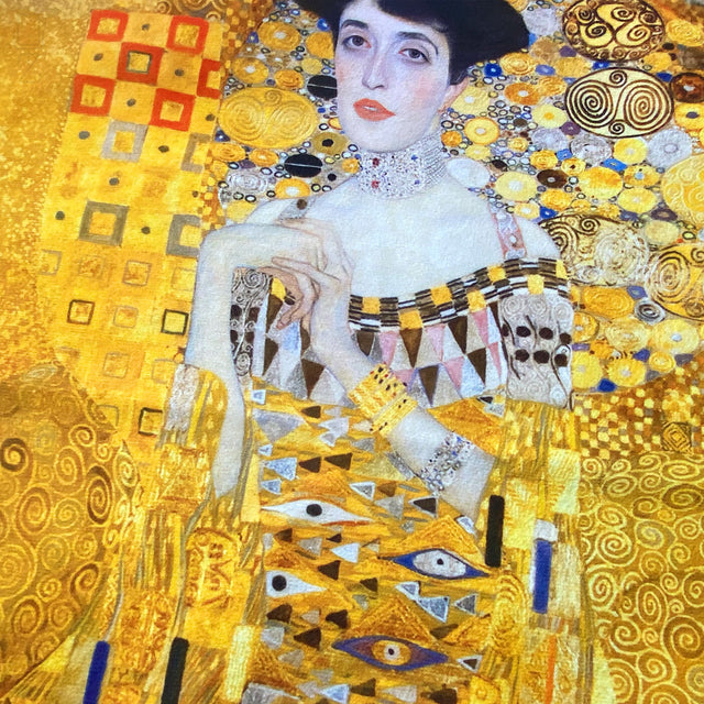 Klimt Adele Bloch-Bauer Cushion Cover - The Woman in Gold Luxury Art Pillow