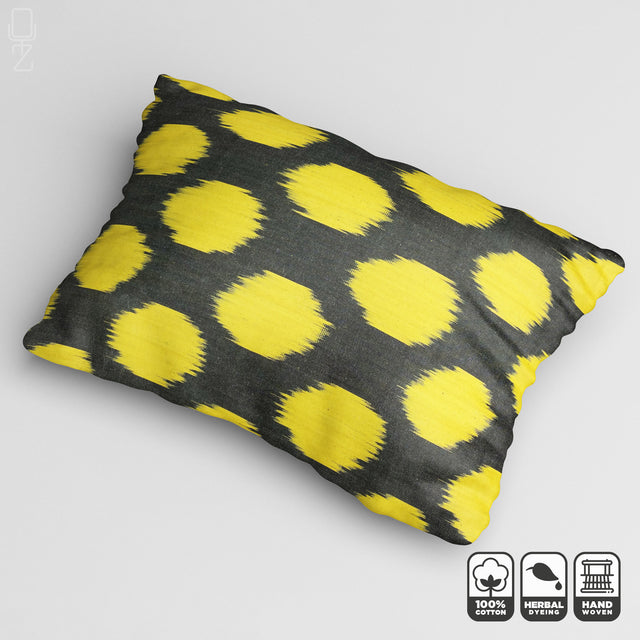 Bumble Bee Handwoven Pillow Cover