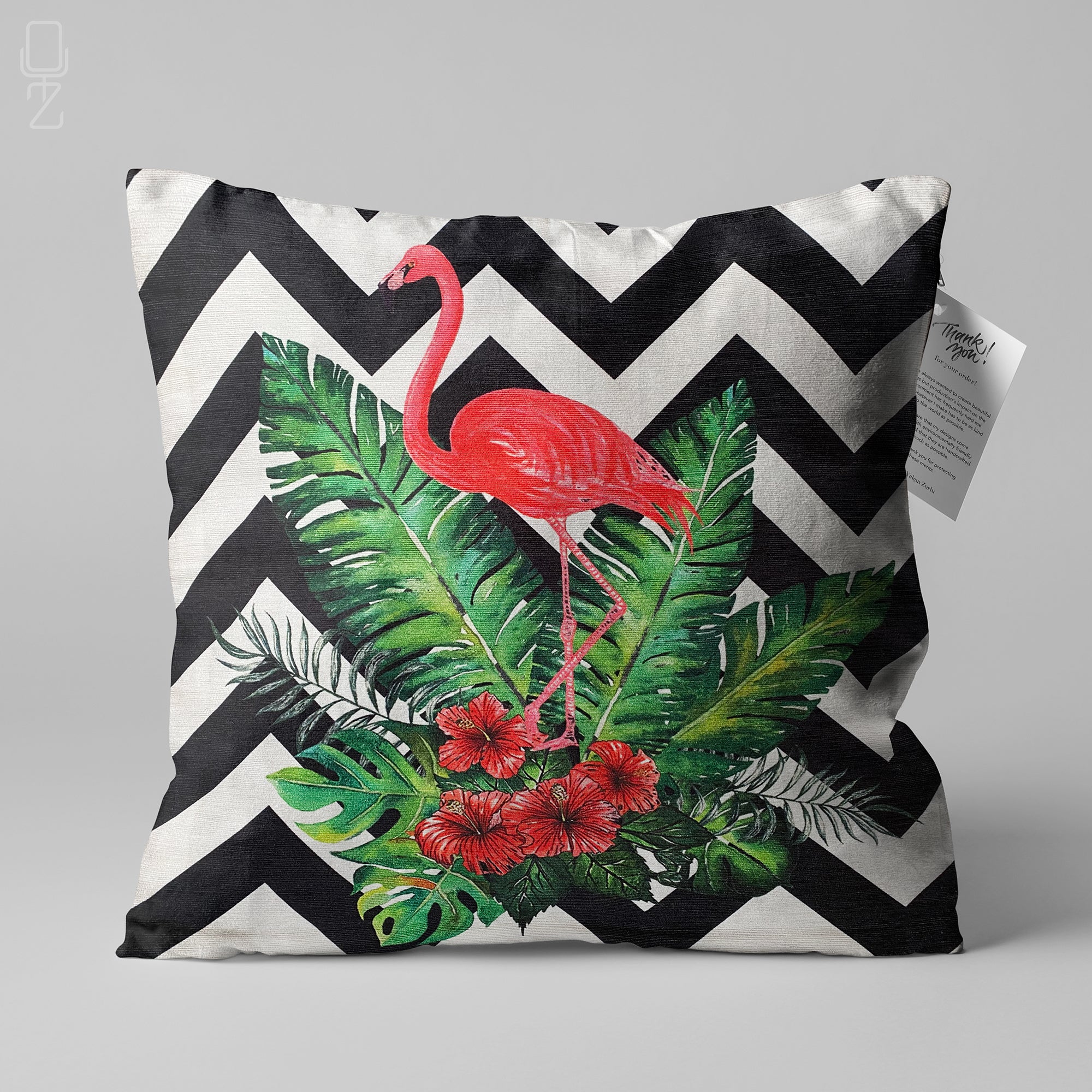 Flamingo discount pillow cover