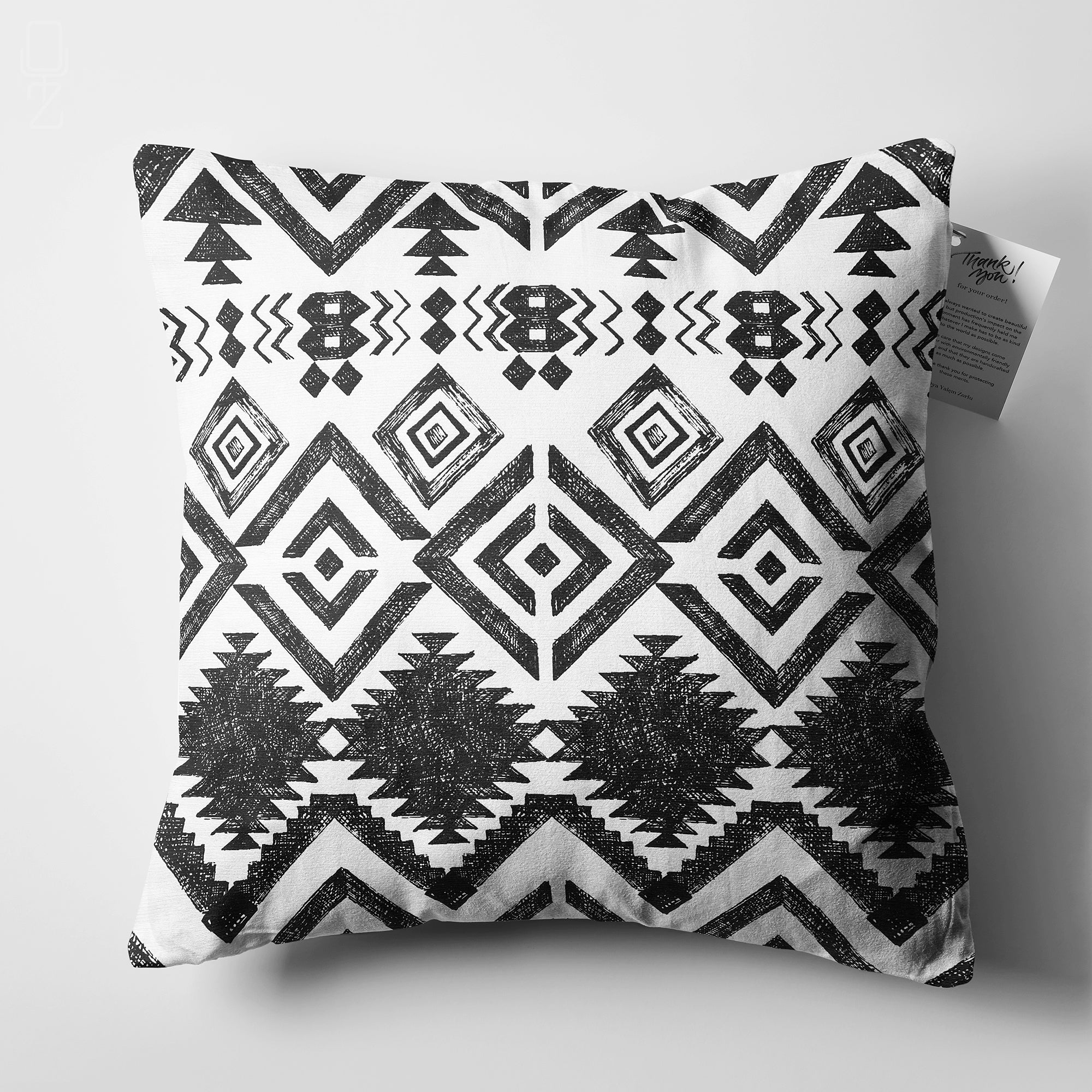 Black euro pillows sale